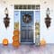 Glitzhome® Halloween Wooden Skeleton Cat and Stacked Pumpkin Porch Decor Set